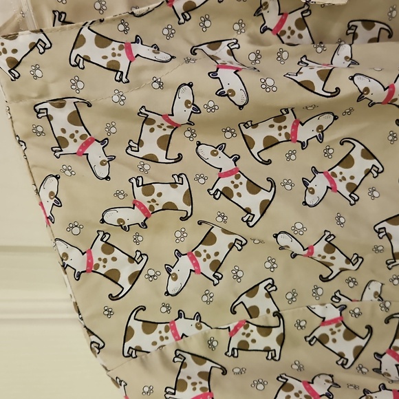 Uniform Advantage Dog Lover Medical Animal Print Scrub Jacket Plus Size 3x - Picture 4 of 10